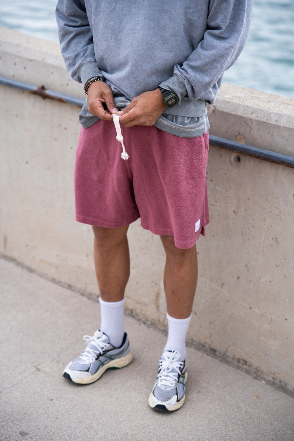 Short Cotone Reverse Wine