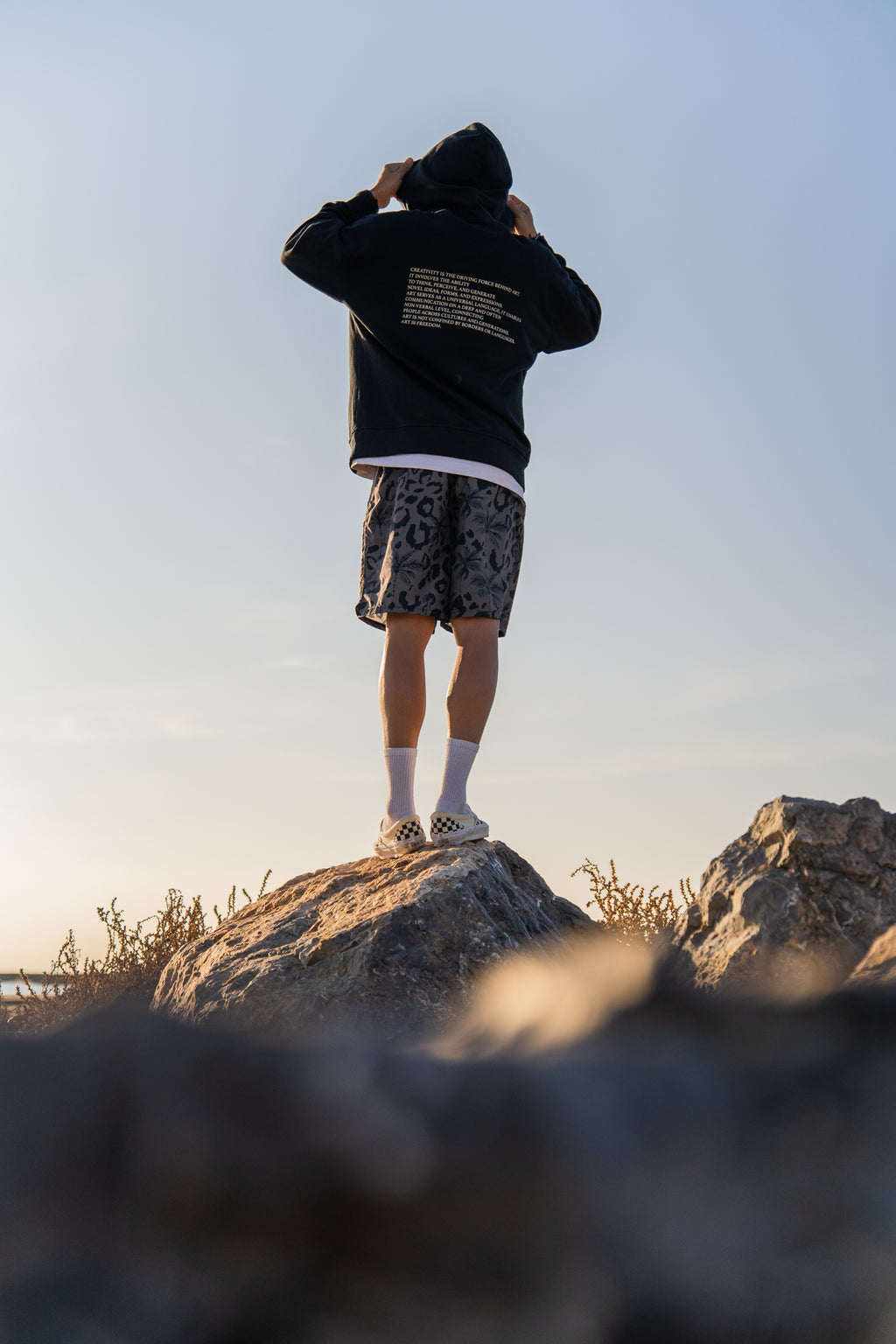 Short Mare Leopalm Grey