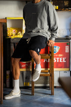 Short Cotone Reverse Nero