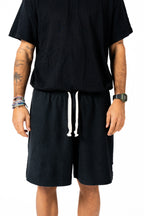 Short Cotone Reverse Nero