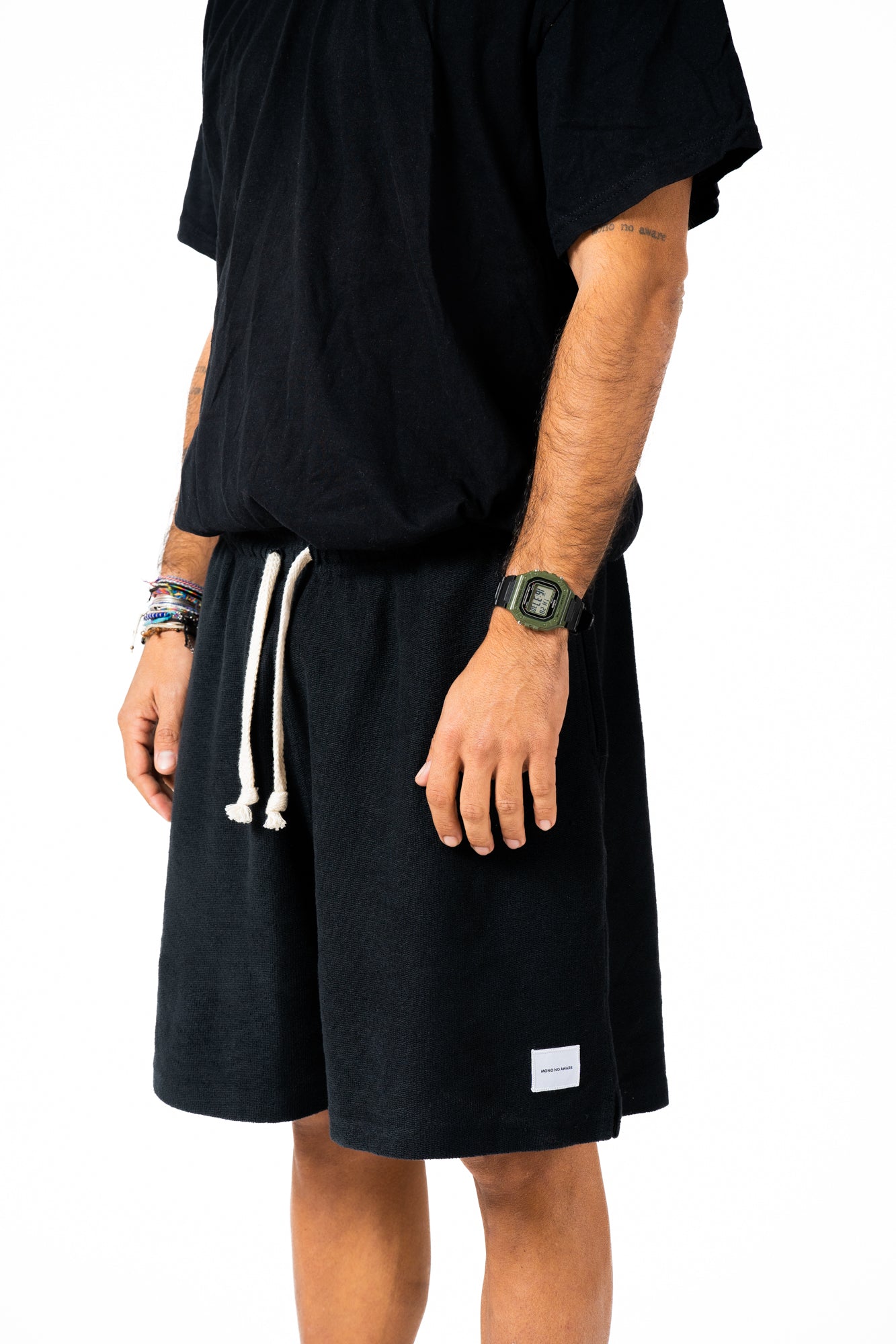 Short Cotone Reverse Nero