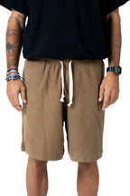 Short Cotone Reverse Sabbia