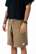 Short Cotone Reverse Sabbia