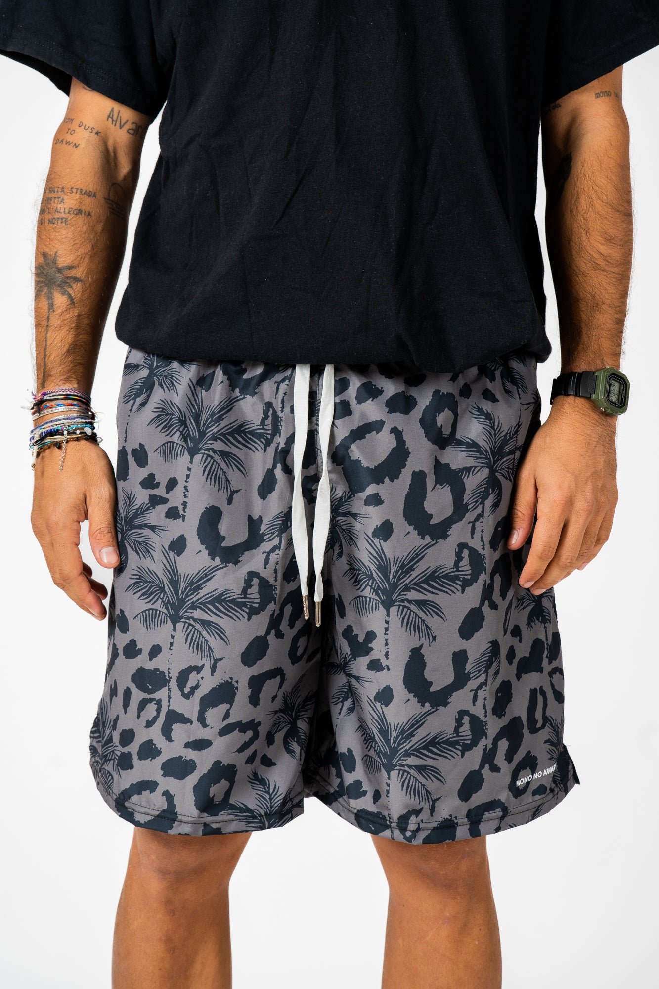 Short Mare Leopalm Grey