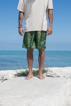 Short Mare Green Leopard