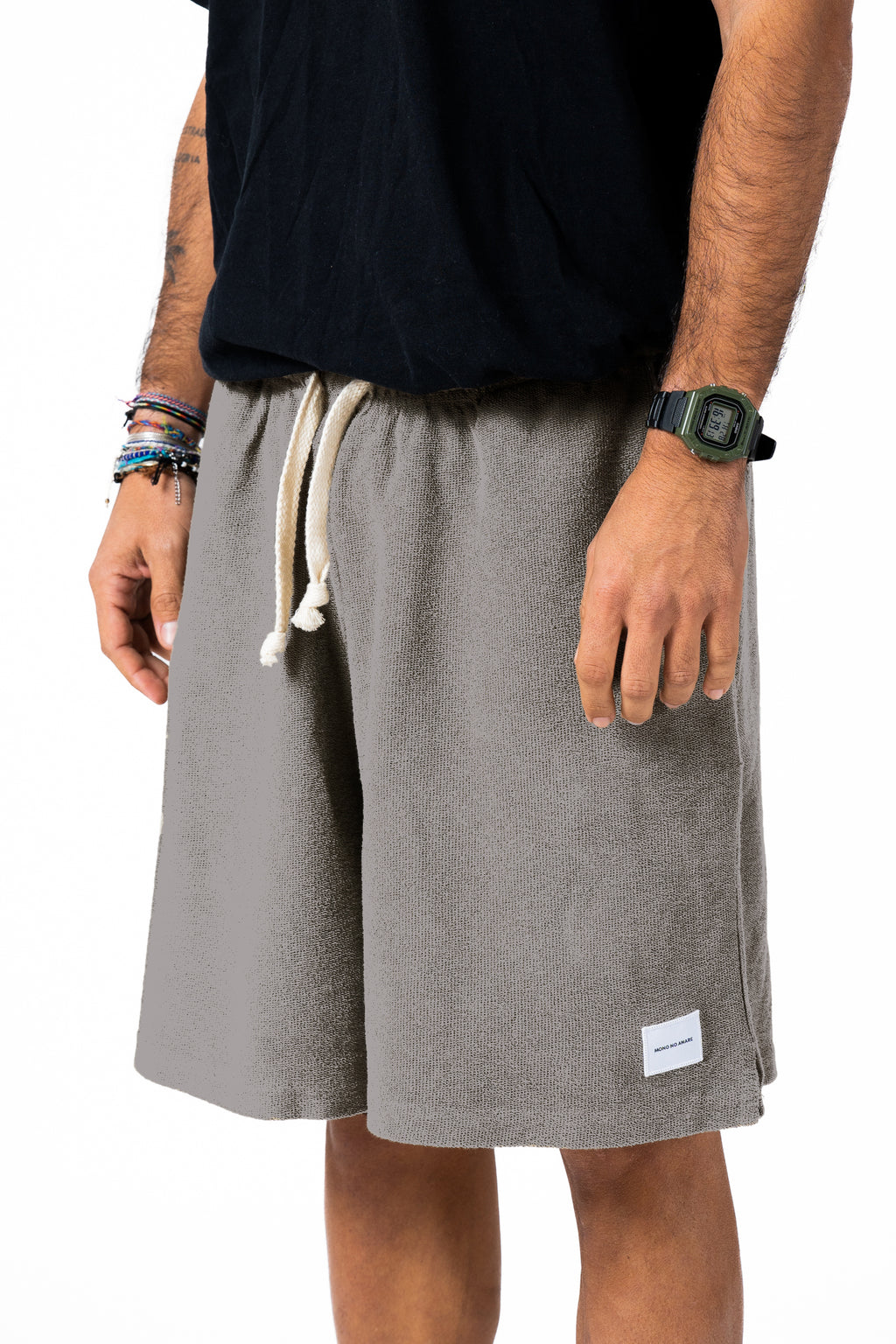 Short Cotone Reverse Grigio