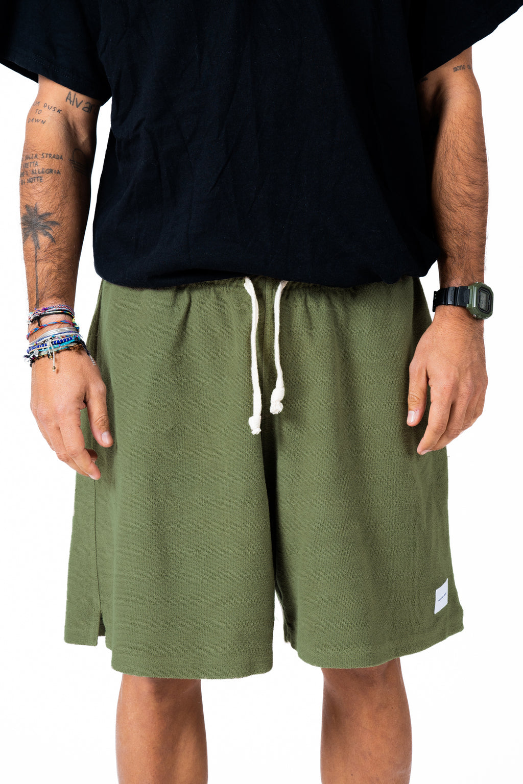 Short Cotone Reverse Verde