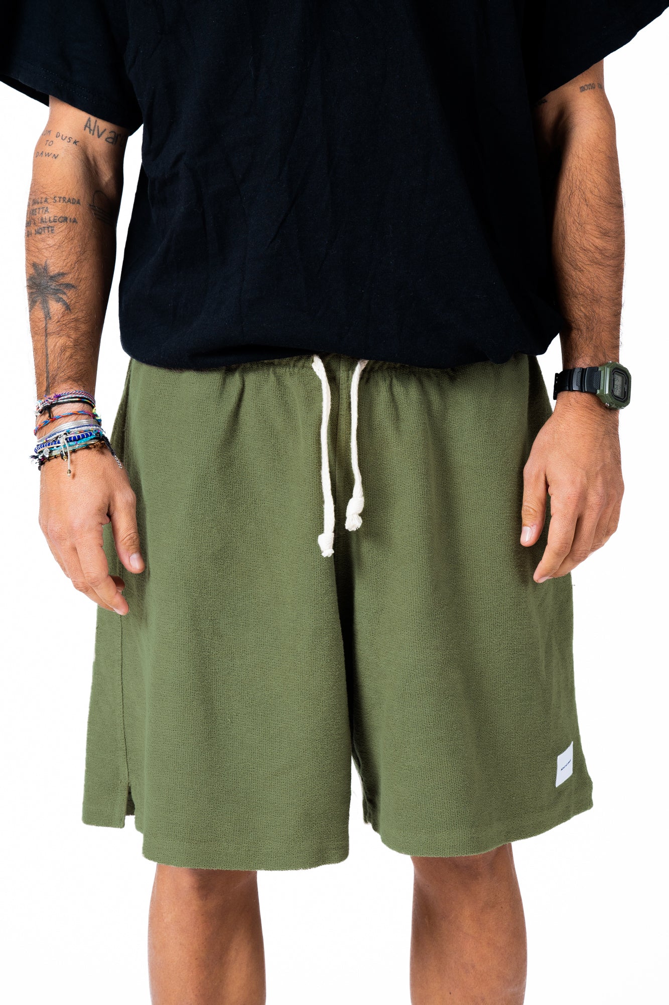 Short Cotone Reverse Verde