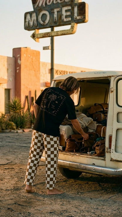T-shirt Oversize Bandana Nera