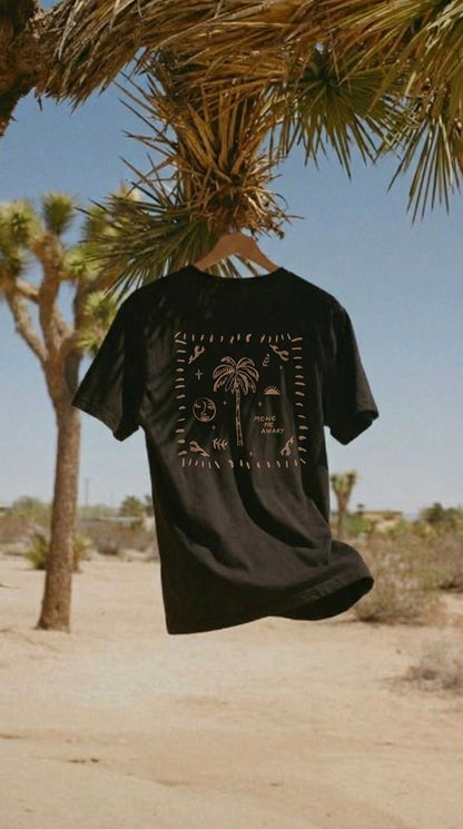 T-shirt Oversize Bandana Nera